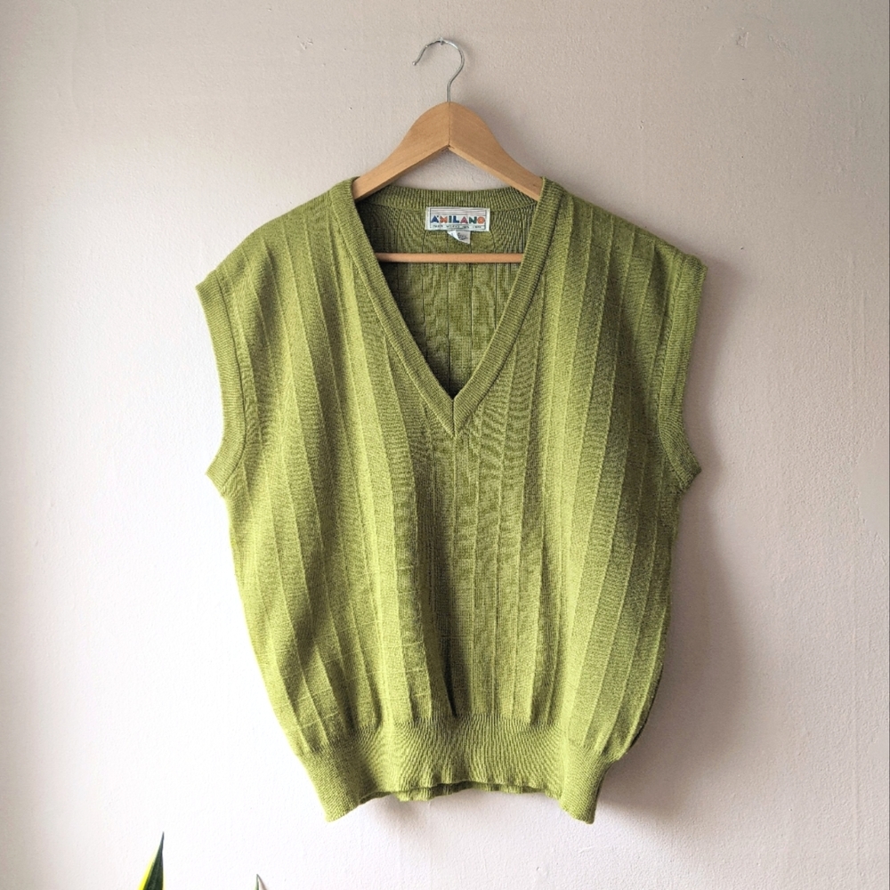 Vintage Grid Sweater Vest